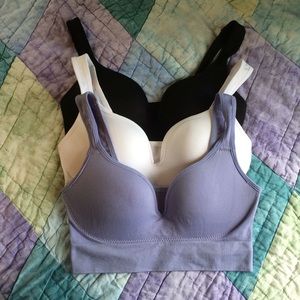 NWOT 3 Push Up Bras